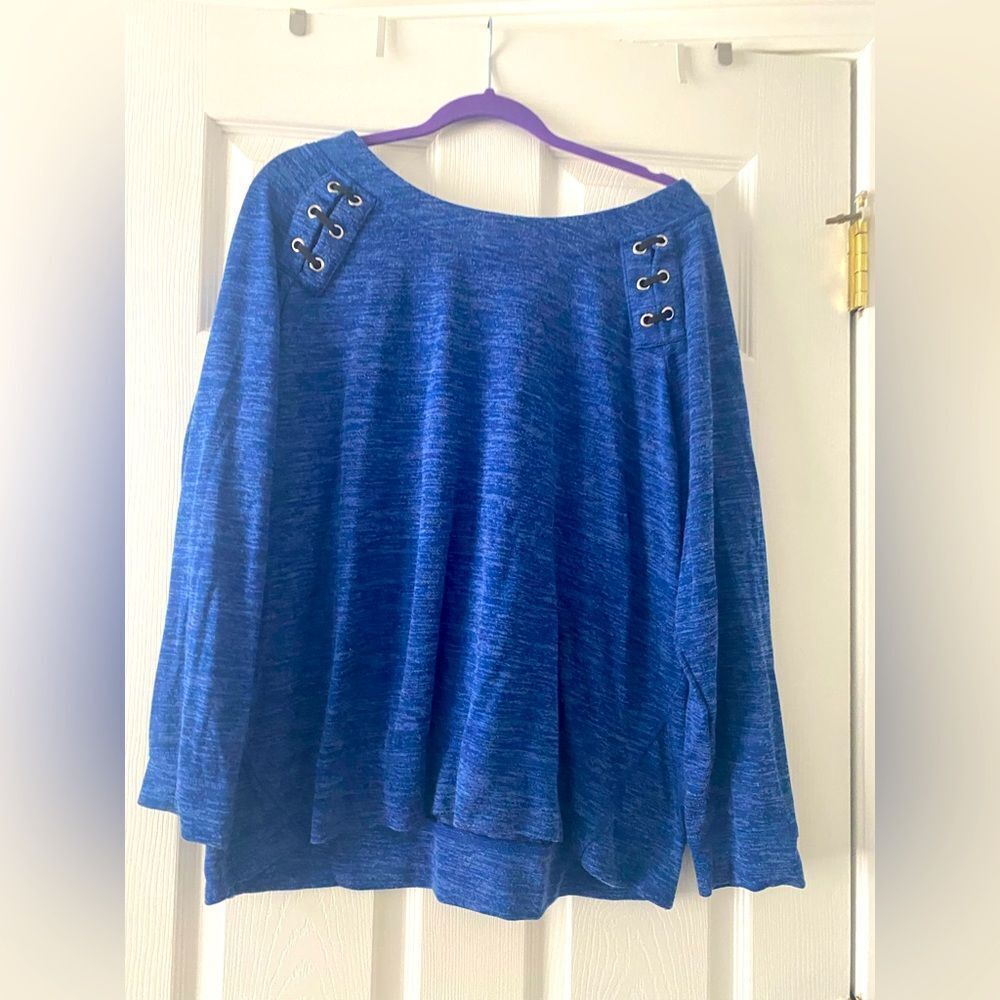 Women’s blue sweater